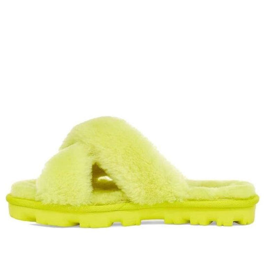 (WMNS) UGG Fuzzette Yellow Slippers 1107955-SLFR
