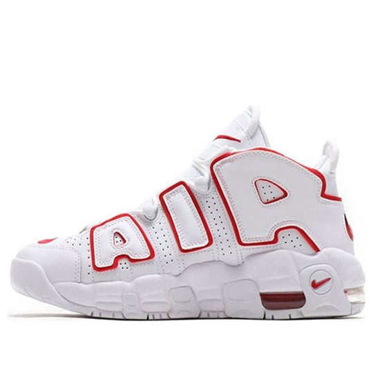 (GS) Nike Air More Uptempo 'White Varsity Red' 415082-108