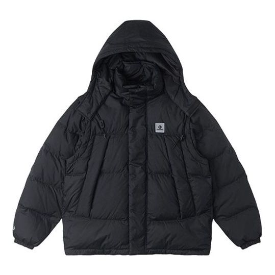Converse Premium Short Down Detachable Jacket 'Black' 10025253-A03
