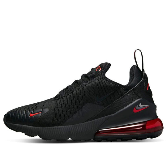 (GS) Nike Air Max 270 Low Tops Athleisure Casual Sports Shoe Black Red DX9273-001