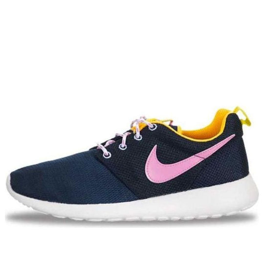 (GS) Nike Roshe Run 'Midnight Navy Pink Glow' 599729-401