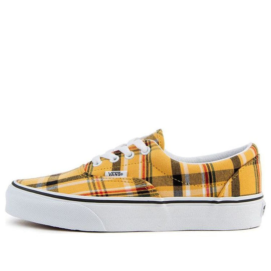 Vans Era In Plaid Board Shoes Yellow VN0A4BV4VXX