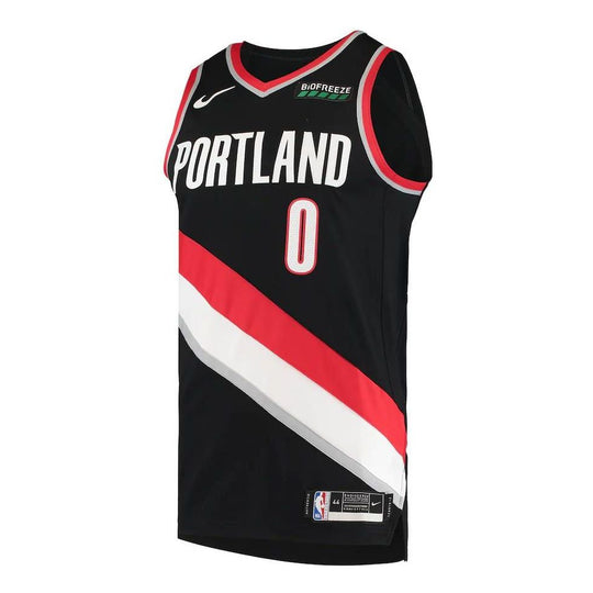 Nike x NBA Portland Trail Blazers Jerseys 'Damian Lillard 0' AV2696-010