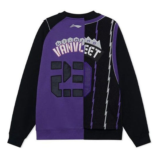 Li-Ning Fred VanVleet Logo Pullover 'Black Purple' AWDRH51-1-KICKS CREW