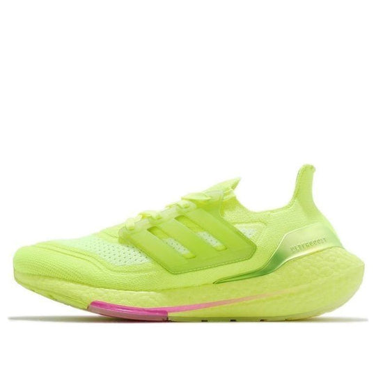 Adidas Ultra Boost 21 'Solar Yellow Screaming Pink' FY0848