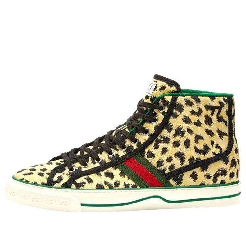 GUCCI Tennis 1977 High Top Sneakers 'Yellow Black' 625807-2D310-2070 ...