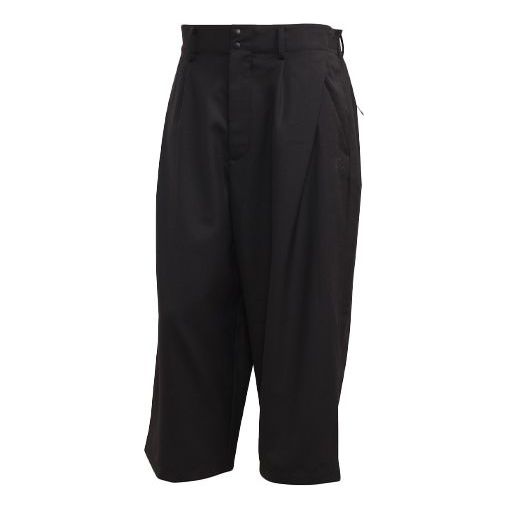 adidas Y-3 Classic Winter Cropped Wide Pants 'Black' GK7874
