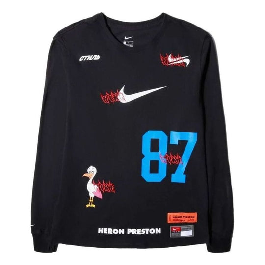 Nike x Heron Preston L/S Tee 'Black' CJ0902-010