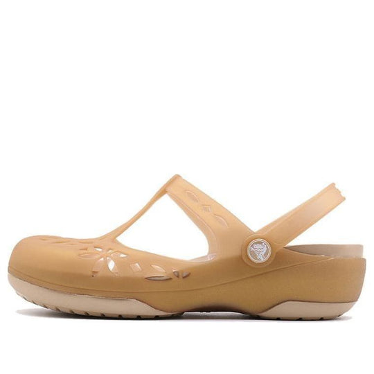 (WMNS) Crocs Gold Color Sandals 204939-277