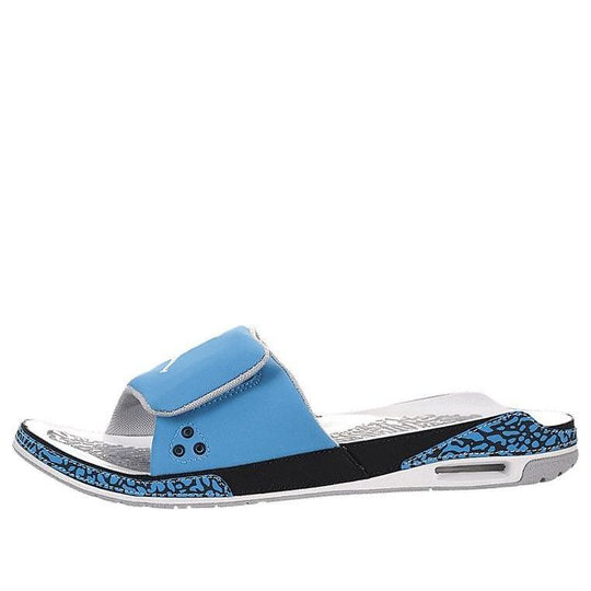 Air Jordan 3 Slide Blue White Shoe 428789-407 Beach & Pool Slides/Slippers  -  KICKS CREW