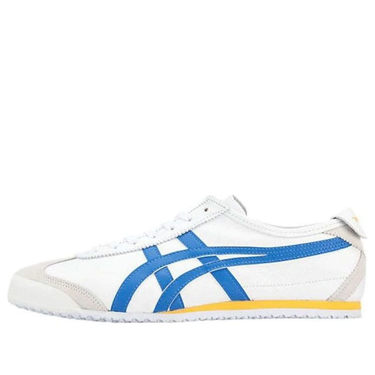 Onitsuka Unisex Tiger Mexico 66 Sport Shoes White/Blue/Yellow 1183A201-100