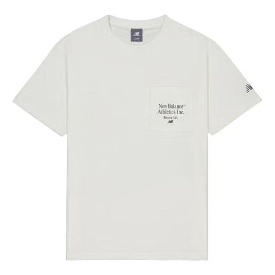 New Balance Essentials Athletic Club T-Shirt 'White' AMT42316-CIC