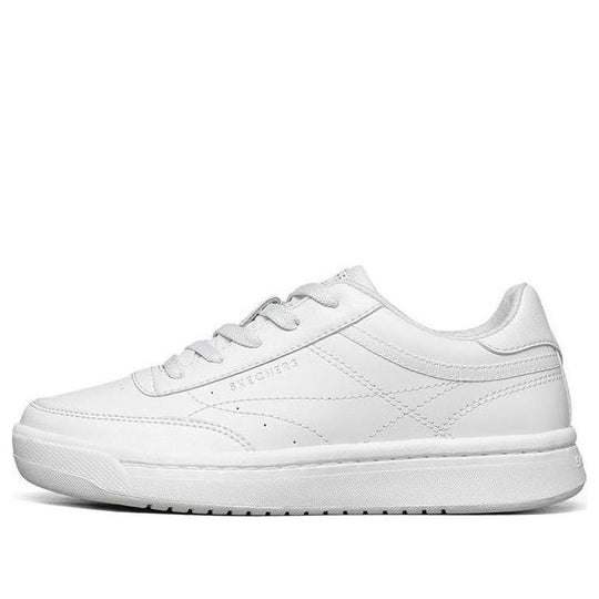(WMNS) Skechers Downtown Low-Top Sneakers White 155190-WHT