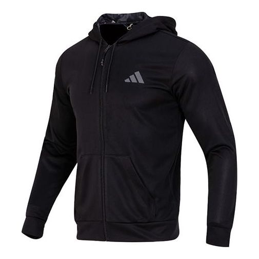 adidas Train Essentials Seasonal Training Full-Zip Jacket 'Black' IB81 ...
