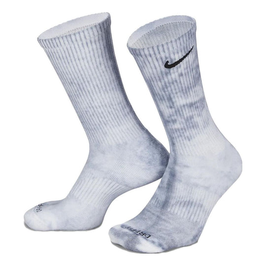 Nike Everyday Plus Cushioned Tie-Dye Crew Socks 2 Pairs 'Multi' DM3407-911