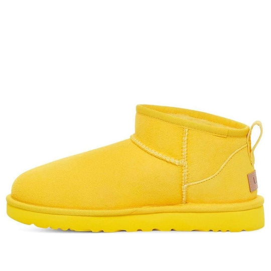 (WMNS) UGG Classic Ultra Mini Boot 'Canary Yellow' 1116109-CAN