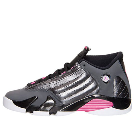 (GS) Air Jordan 14 Retro 'Hyper Pink' 654969-028 Retro Basketball Shoes  -  KICKS CREW