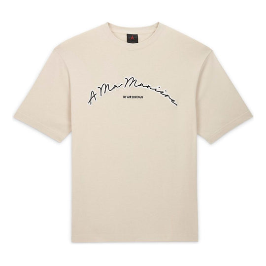 Air Jordan x A Ma Manire Logo T-Shirt 'Light Brown' FN0609-104