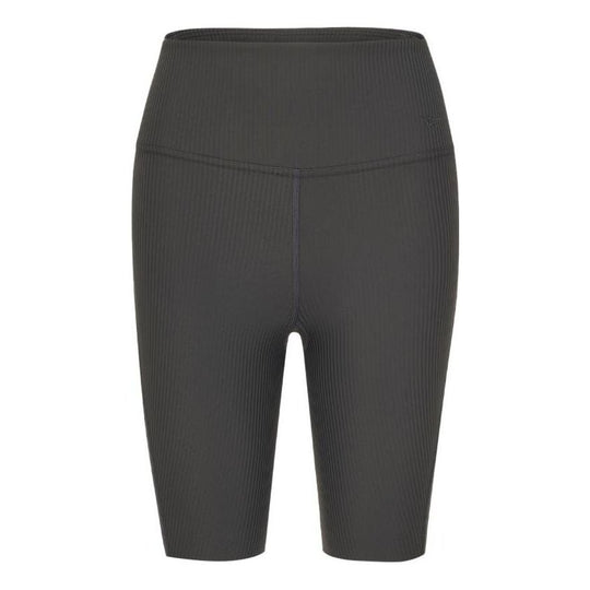 (WMNS) Reebok Knitted Cycling Sports Breathable Waist Tight Shorts 'Black' 23RCS604WGH1