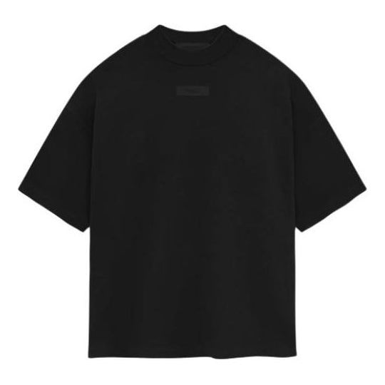 Fear of God Essentials SS24 drop2 Crewneck T-Shirt 'Jet Black' 125SP244194F