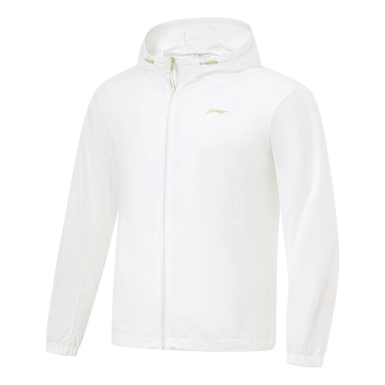 Li-Ning Logo Training Waterproof Hooded Jacket 'White' AFDT195-2