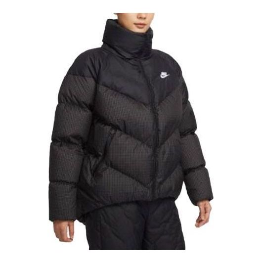 (WMNS) Nike Sportswear Windpuffer Therma-FIT Loose Puffer Jacket 'Black' FD8212-010