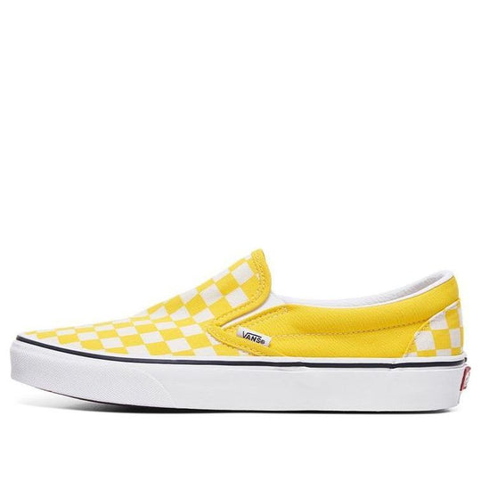 Vans Classic Slip-On 'Checkerboard - Cyber Yellow' VN0A33TB42Z