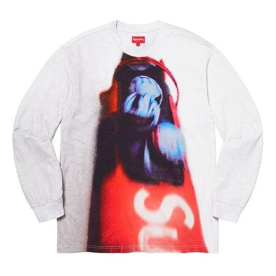 Supreme Bobsled L/S Top 'White Black Red' SUP-FW20-221