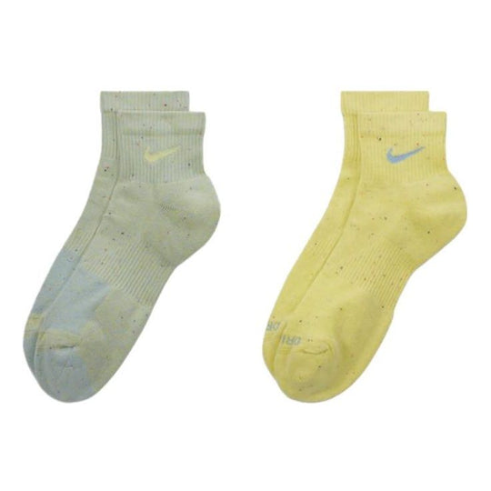 Nike Everyday Plus Cushioned Training Ankle Socks 'Green Yellow' DR5295-908