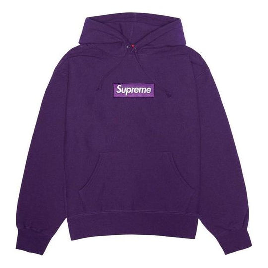 Supreme FW23 Box Logo Hooded Sweatshirt 'Purple' 166931 - KICKS CREW