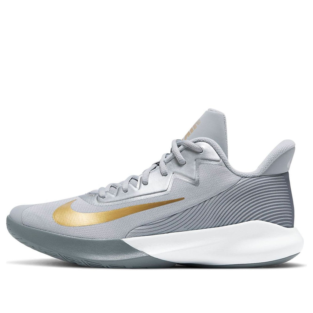 Nike Precision 4 Grey/Gold CK1069-007 Basketball Shoes/Sneakers  -  KICKS CREW