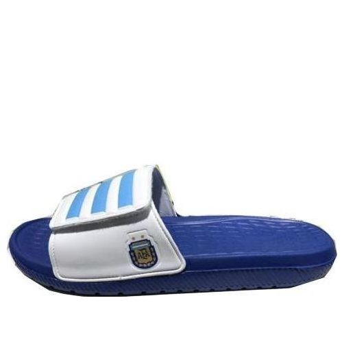 adidas Velcro Blue White Slippers 'Blue White' H68219
