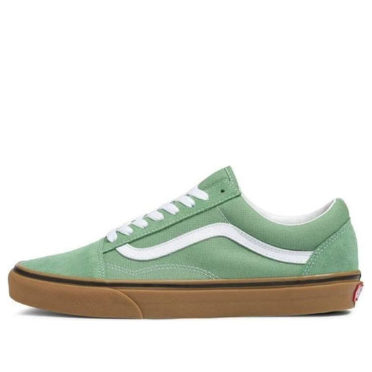 Vans Old Skool Wear-resistant Non-Slip Casual Skateboarding Shoes Green VN0A38G19M0