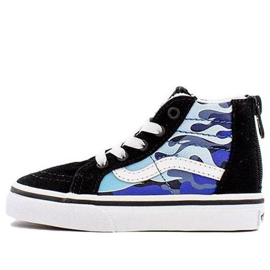 Vans SK8-HI Casual Skateboarding Shoes 'Black Blue' VN000XG5ABW