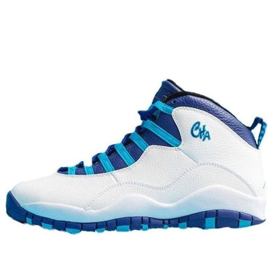 Air Jordan 10 Retro 'Charlotte Hornets' 310805-107 Retro Basketball Shoes  -  KICKS CREW