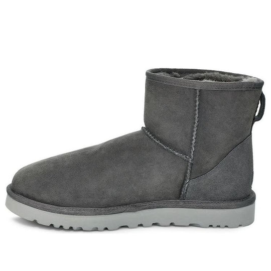 UGG Classic Mini Fleece Lined Snow Boots Dark Grey 1002072-DGRY