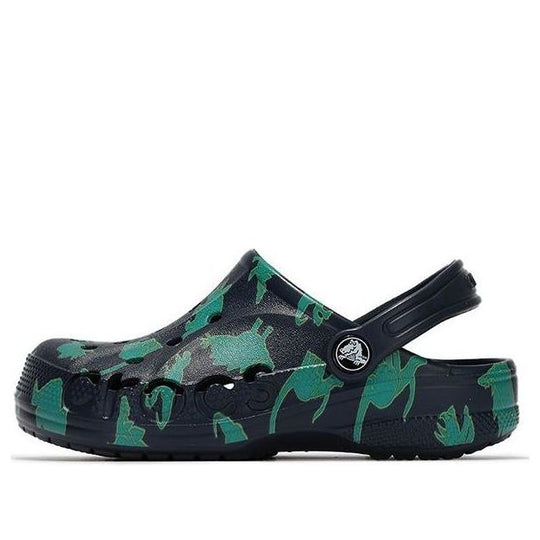 Kids Crocs Classic clog Sports sandals 'Green Black' 207017-4HQ