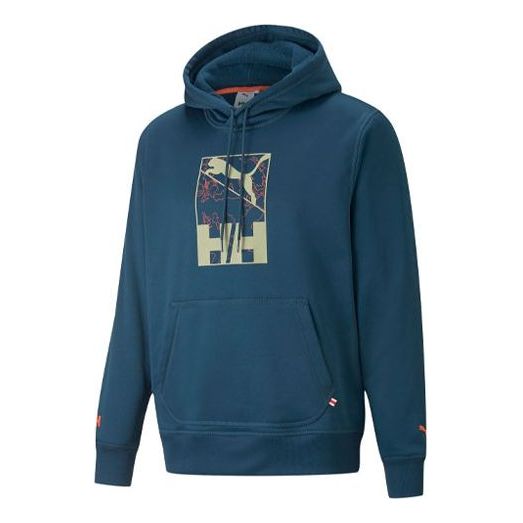PUMA x Helly Hansen Crossover Knit Sports Pullover Couple Style Navy Blue 532842-65