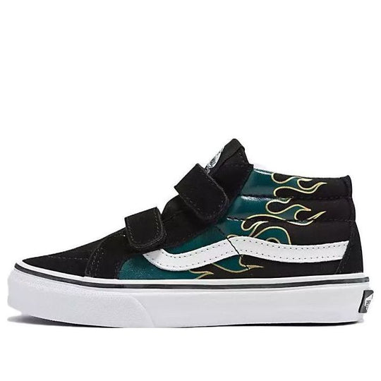 (PS) Vans Sk8-Mid Reissue V Shoes 'Metallic Flame Black' VN0A38HHBOS