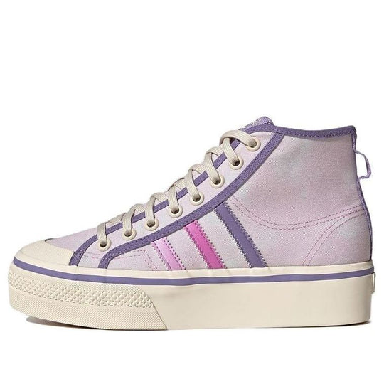 (WMNS) adidas Nizza Platform Mid Shoes 'Almost Pink / Pulse Lilac' GX4608