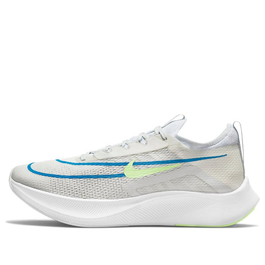 Nike Zoom Fly 4 'White Imperial Blue Lime Glow' CT2392-100