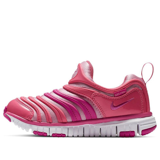 (PS) Nike Dynamo Free Marathon Running 'White Pink' 343738-631
