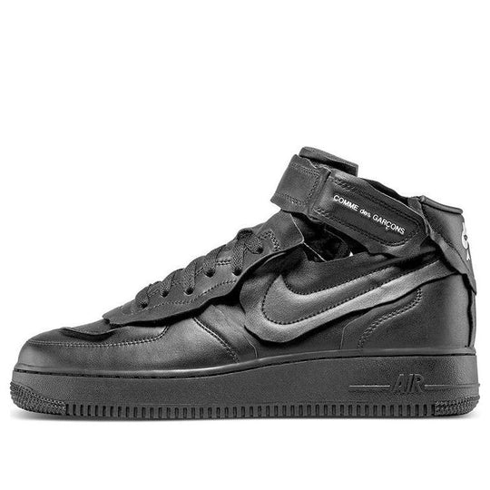 Nike COMME des GARCONS x Air Force 1 Mid 'Triple Black' DC3601-001