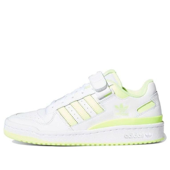 (WMNS) adidas originals Forum Low Shoes White/Yellow FY5121