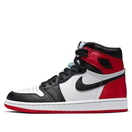 (WMNS) Air Jordan 1 Retro High 'Satin Black Toe' CD0461-016 Retro Basketball Shoes  -  KICKS CREW