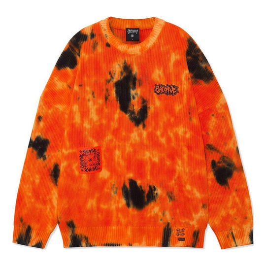 Li-Ning BadFive Tie Dye Graphic Sweater 'Orange Black' AMBR097-2