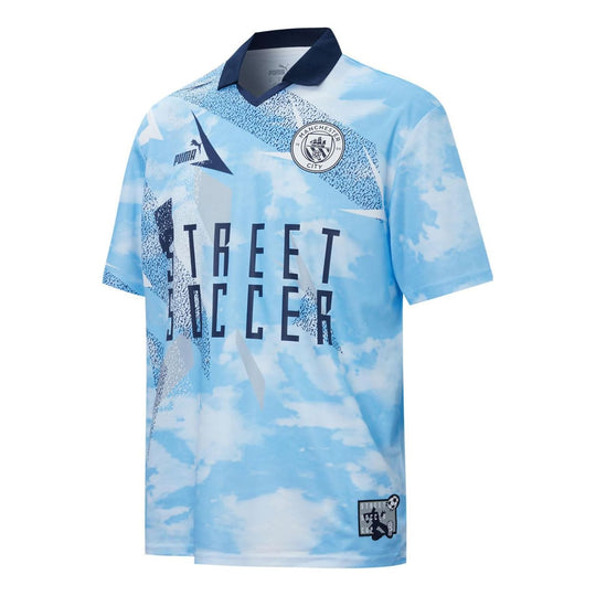 PUMA Manchester City Street Soccer Jersey 'Blue' 758801-01