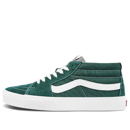 Vans Sk8-Mid Classic Mid-Top Casual Skate Shoes Unisex Green VN0A3WM322K