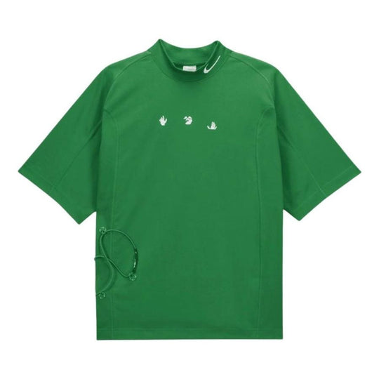 Nike x OFF-WHITE Mc T-Shirt Asia Sizing 'Kelly Green' DV4454-389