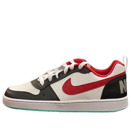 (WMNS) Nike Court Borough Low Sneakers White/Red/Black DQ5354-161-KICKS ...